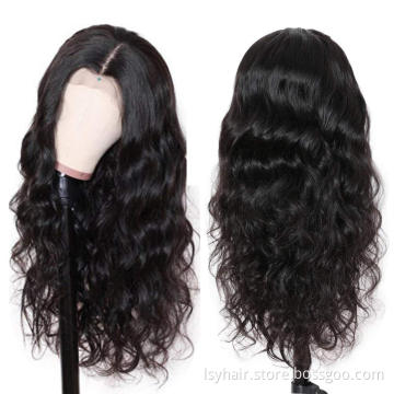 Flash Sale Body Wave Lace Closure Wig Human Hair Body Wave 4x4 Lace Closure Wig Middle Part 180% Thick Full Density Hair Wigs